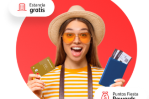 Tarjeta de Crédito Santander Fiesta Rewards Oro: 3 Puntos por cada USD gastado